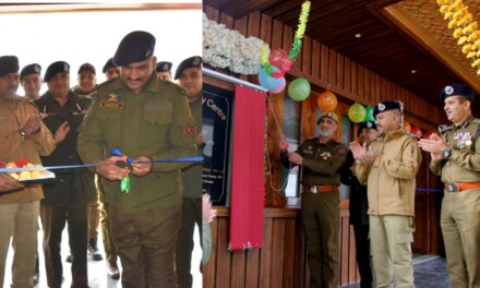 DGP J&K Chairs Security Review Meeting in Ganderbal; Inaugurates Multi-Utility Centre
