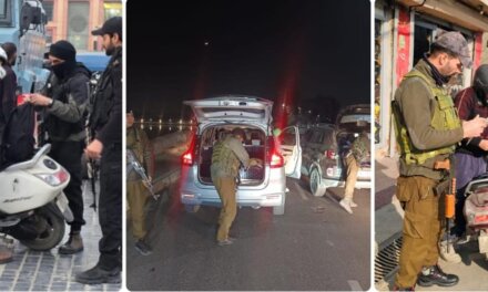 Police tightens security across the City ahead of Republic Day Celebrations in Srinagar