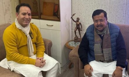 Sunil Sharma meets BJP National President Nitin Nabin, discusses party’s outreach to public, and public welfare issues