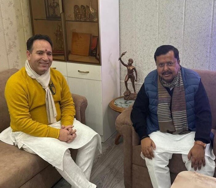 Sunil Sharma meets BJP National President Nitin Nabin, discusses party’s outreach to public, and public welfare issues