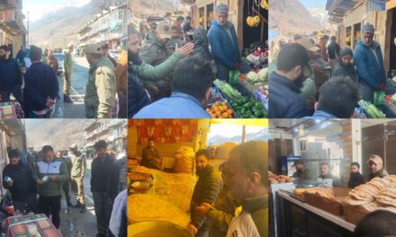 Market Checking Drive Conducted at Gund; Fine Imposed Under Food Safety Act