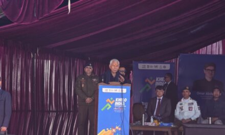 Sports reflect J&K’s identity, national unity: LG Sinha at Khelo India Winter Games in Gulmarg