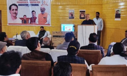 Ashok Koul addresses BJP Prashikshan camp in Uri