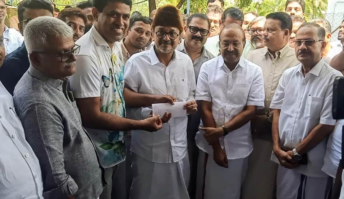 Education activist Baba Alexander joins the Indian Union Muslim League party 