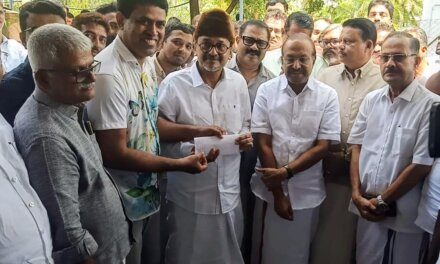 Education activist Baba Alexander joins the Indian Union Muslim League party 