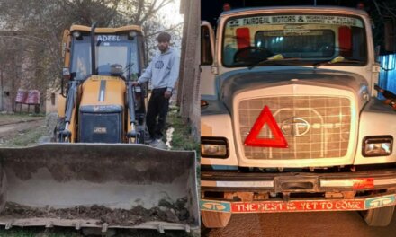 JCB, Tipper Seized for Illegal Mining in Ganderbal