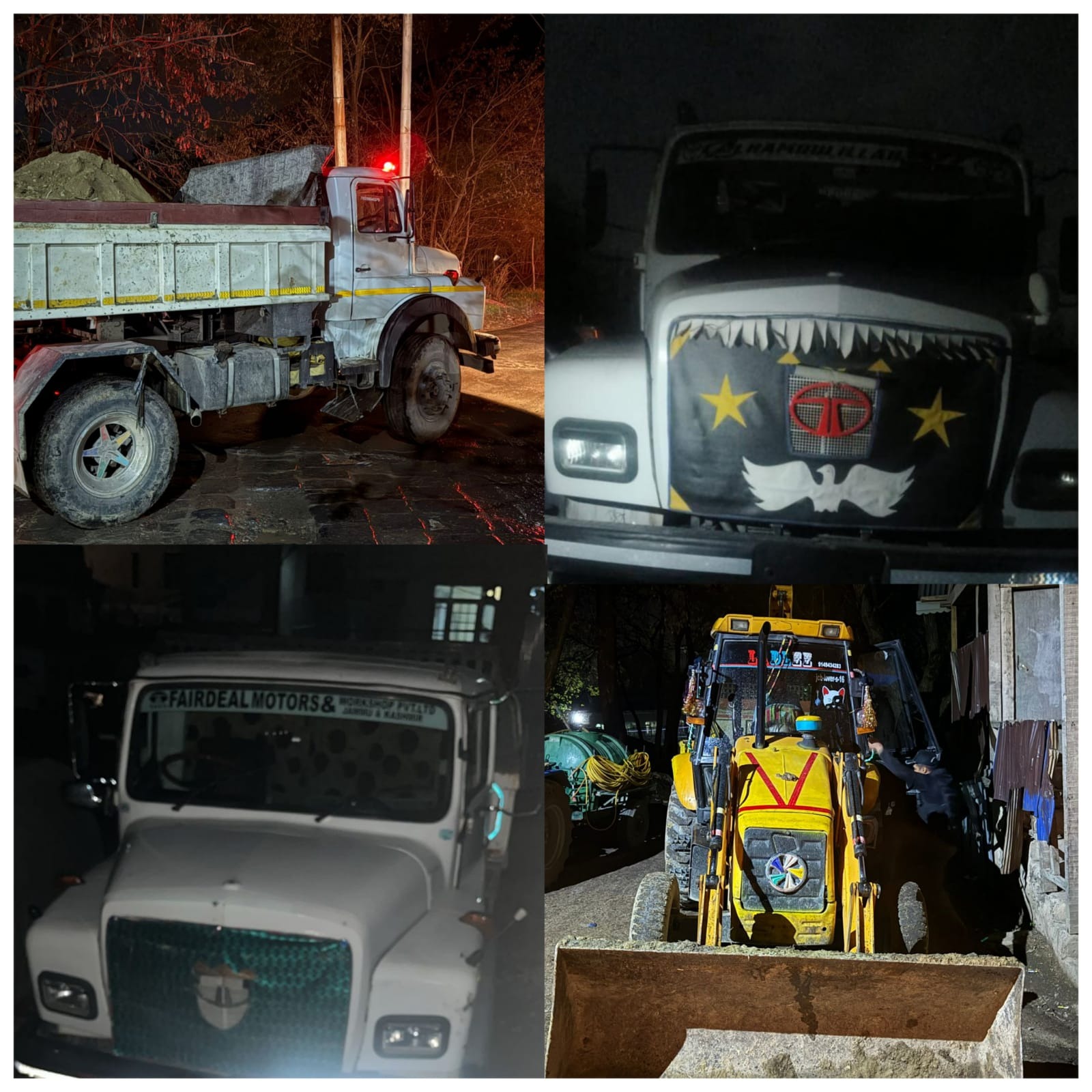 J&K Police seizes 04 vehicles Ganderbal