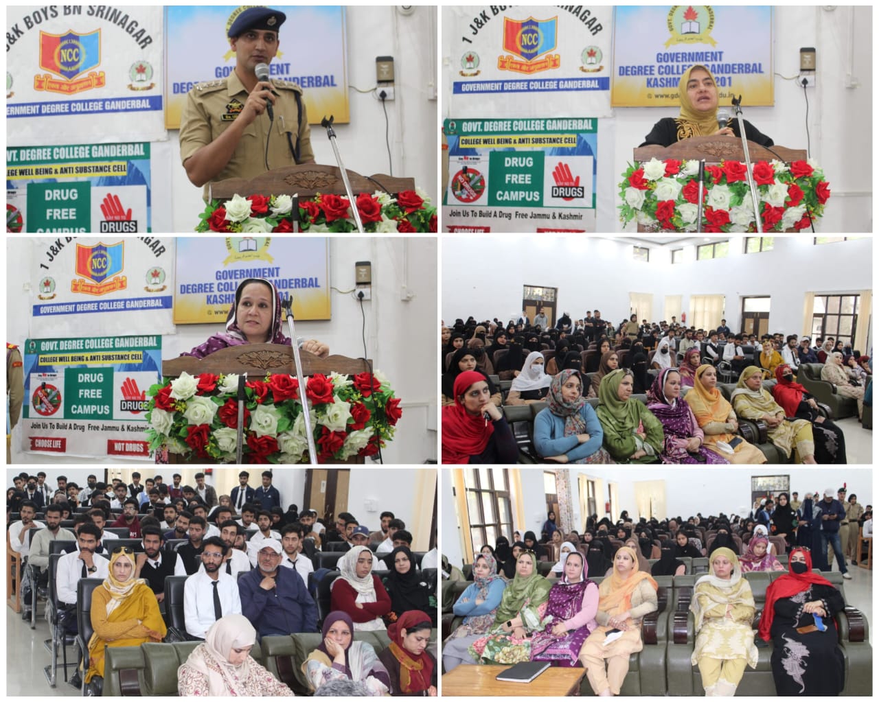 J&K Police Intensifies Anti-Drug Campaign with District-Wide Awareness Rallies & Programmes In Ganderbal