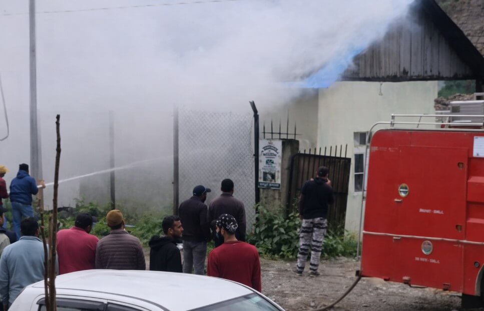 Grid Station Quarter Gutted, Fire Contained in Uri’s Salamabad Area