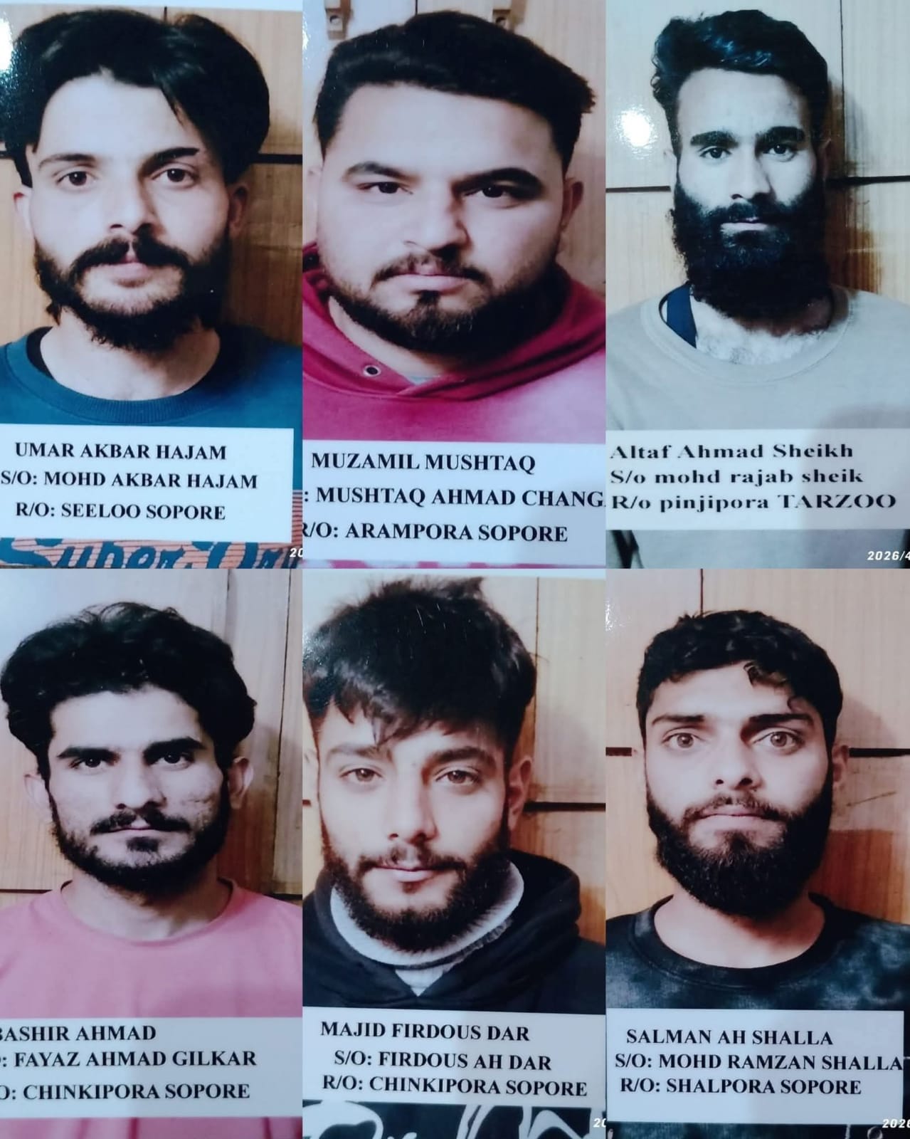 Six detained under PSA after Sopore protest violence, sent to Bhadarwah jail