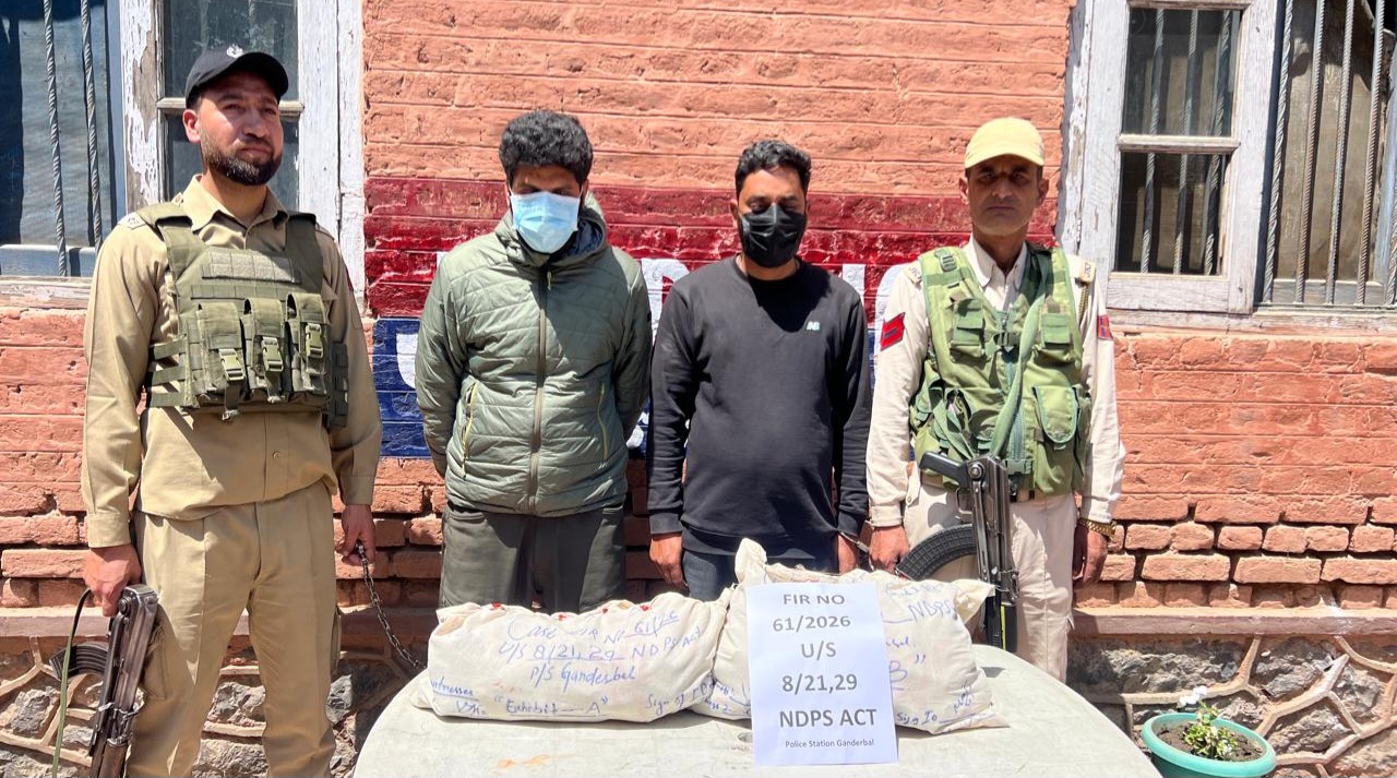 Codeine Haul Busted in Ganderbal; Two Arrested