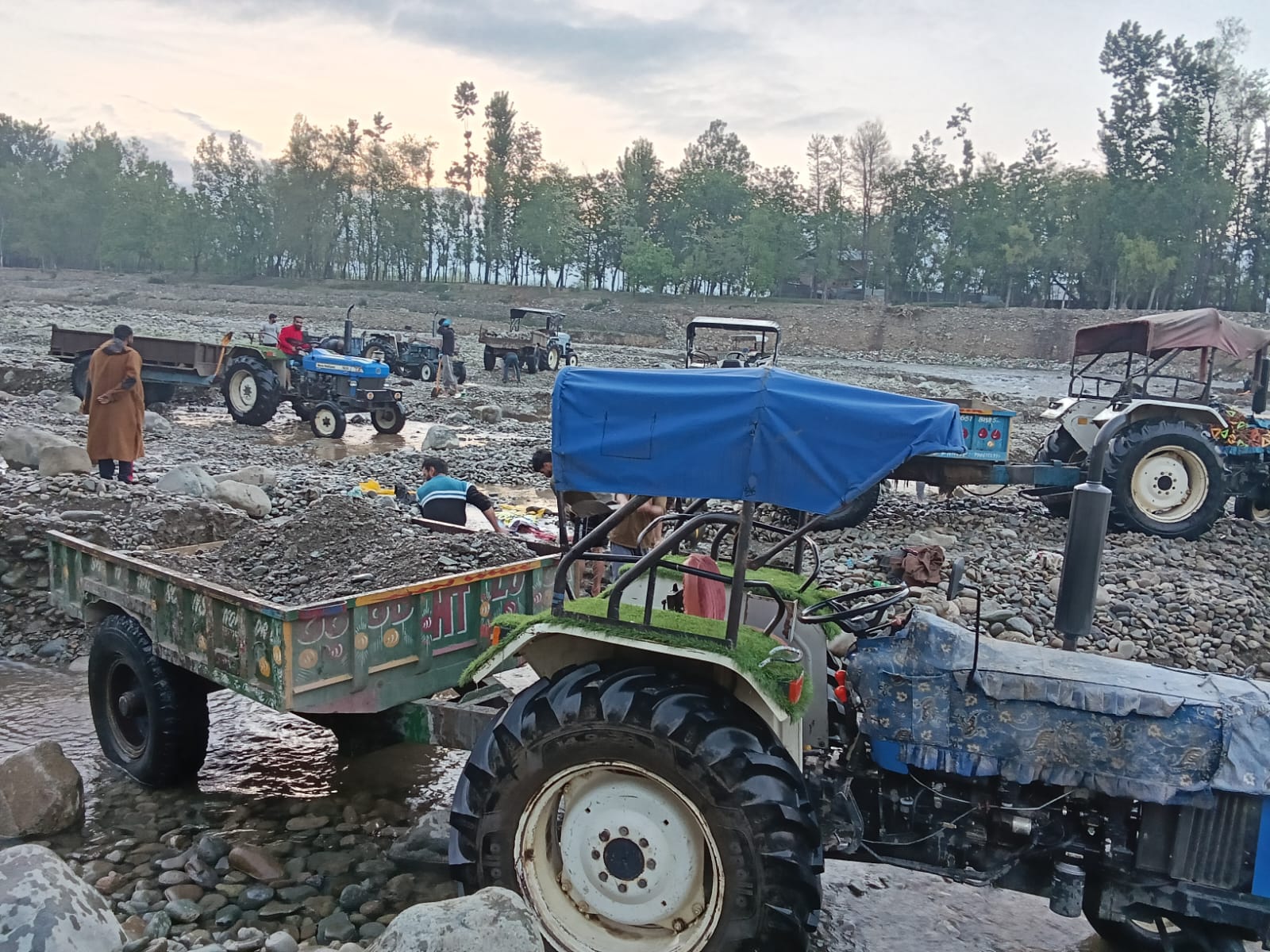 Illegal Mining in Tral Hits Irrigation, Farmers Flag Water Shortage in Multiple Villages