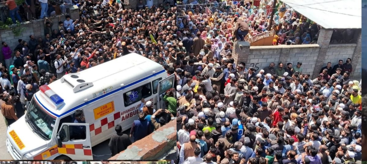 Thousands Bid Tearful Farewell to 4-Year-Old Hanzala; Massive Namaz-e-Janaza Held at Tiken Pulwama