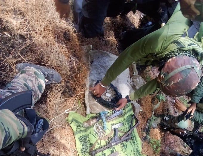Terrorist hideout busted in Kishtwar; weapons, explosive recovered