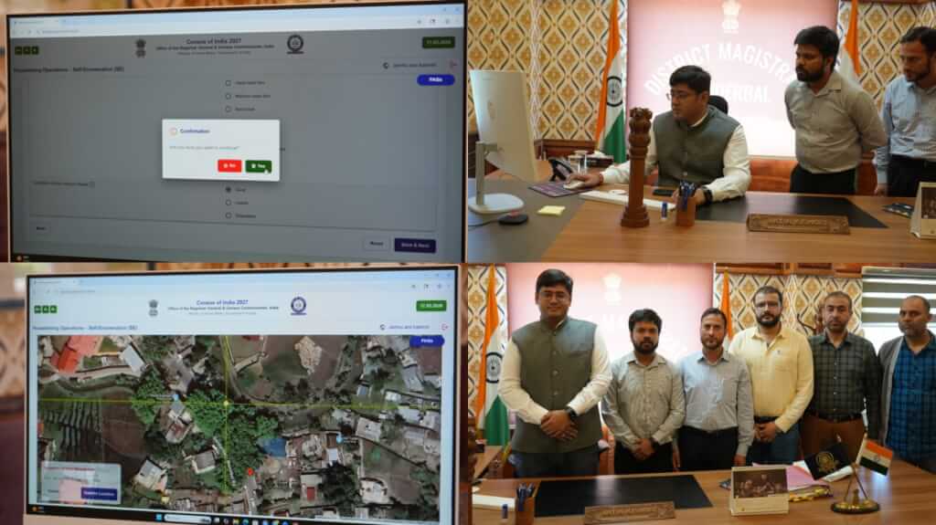 DC Ganderbal completes Self-Enumeration for Census-2027, urges public participation
