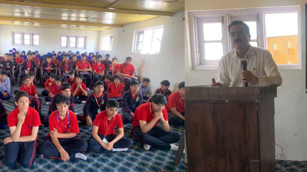 J&K Pollution Control Committee Conducts Waste Awareness Drive at Blue Bell High School