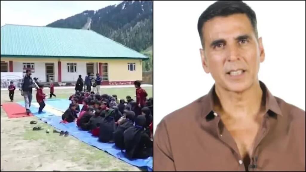 Akshay Kumar’s Rs 1 crore donation transforms remote J&K border school, new building named after actor’s father