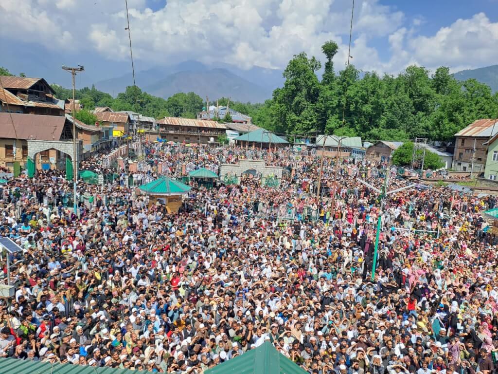 Cries, Tears and Endless Prayers Echo Through Tral During Urs of Shah-e-Hamdan (RA)