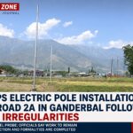 PDD Stops Electric Pole Installation Work on Ring Road 2A in Ganderbal Following Alleged Irregularities 1 IMG 20260525 WA0039