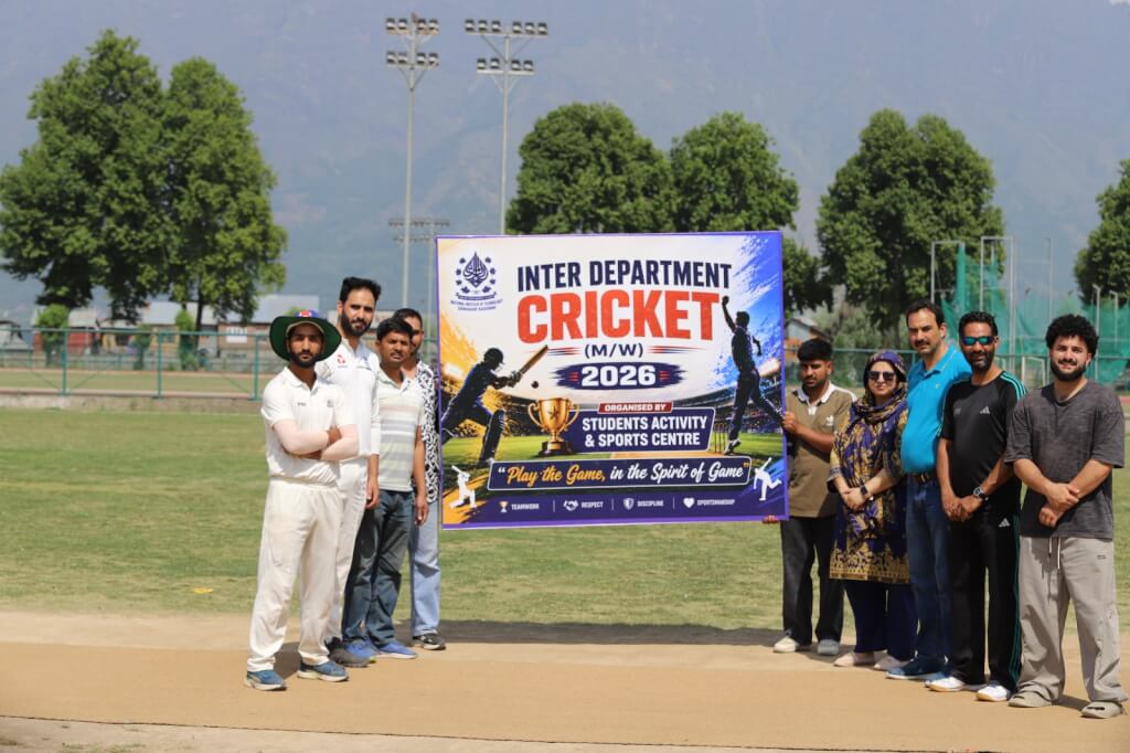 Inter-department Cricket tournament 2026 begins at NIT Srinagar