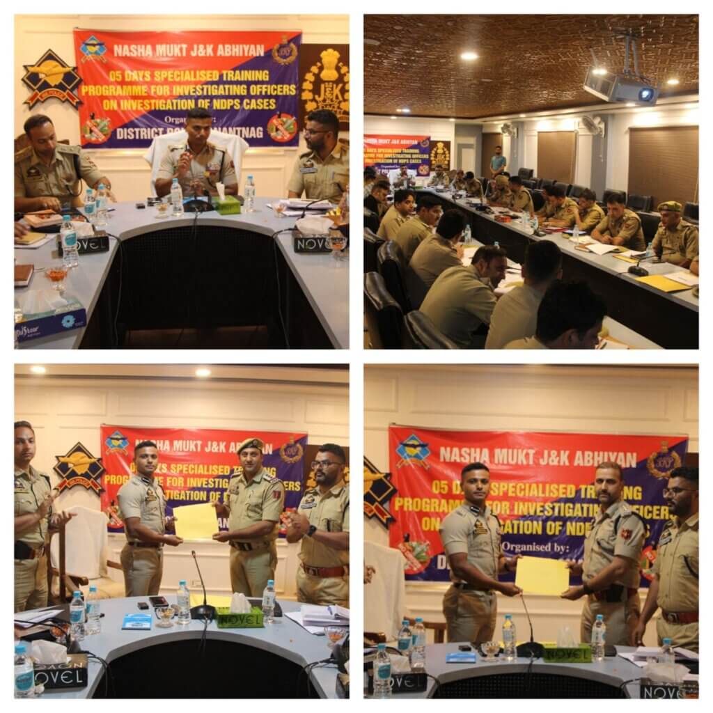 SSP Anantnag chairs Ops & Crime review meeting SSP Anantnag chairs Ops Crime review meeting
