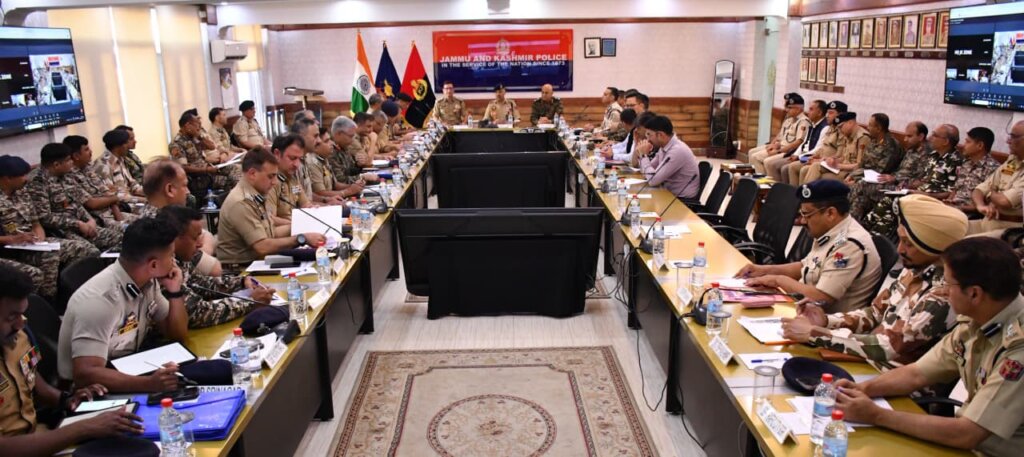 DGP J&K chairs security review meeting ahead of Shri Amarnathji Yatra at PCR Kashmir.. DGP JK chairs security review meeting ahead of Shri Amarnathji Yatra at PCR Kashmir