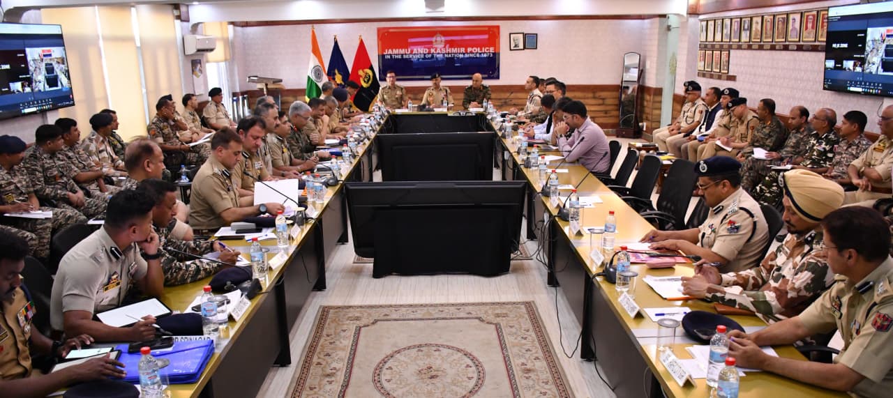 DGP J&K chairs security review meeting ahead of Shri Amarnathji Yatra at PCR Kashmir