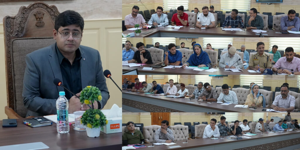 DC Ganderbal reviews SANJY-2026 preparedness; directs timely completion of all works for smooth and safe Yatra