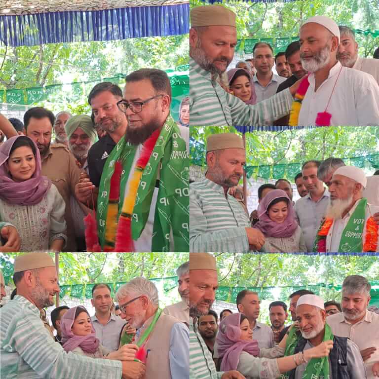 Major Political Setback for NC as Dozens of Workers Defect to PDP in Tral