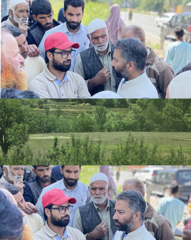 MLA Kangan Mian Mehar Ali Visits Margund, Hears Farmers’ Grievances Over Irrigation Crisis