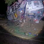 Oil Tanker Overturns on SSG Road Near Kangan, Miraculously No Casualties 2 IMG 20260614 WA0001