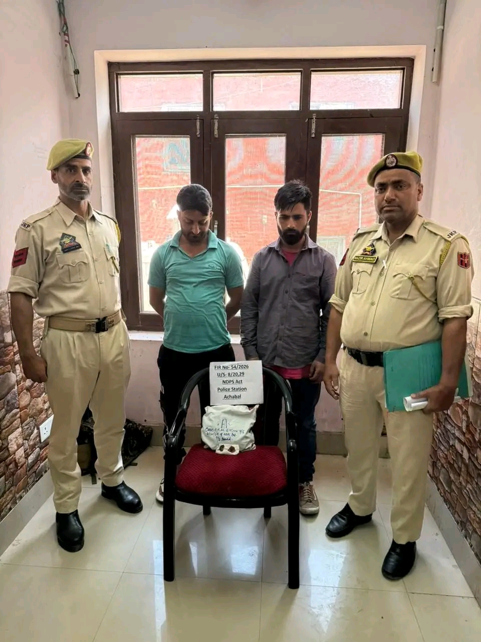 Two Drug Peddlers Arrested in Achabal; Contraband Substance Recovered