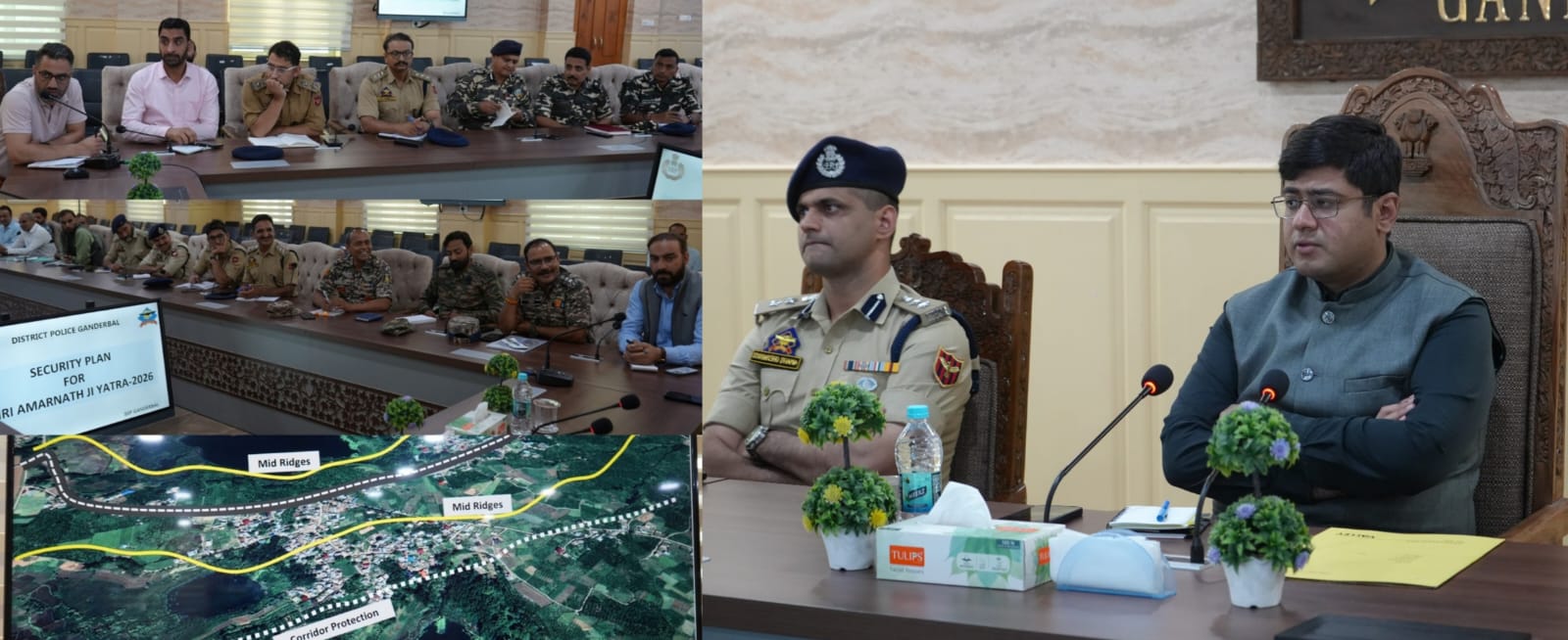 DC Ganderbal chairs Security Coordination Meeting for Shri Amarnath Ji Yatra-2026