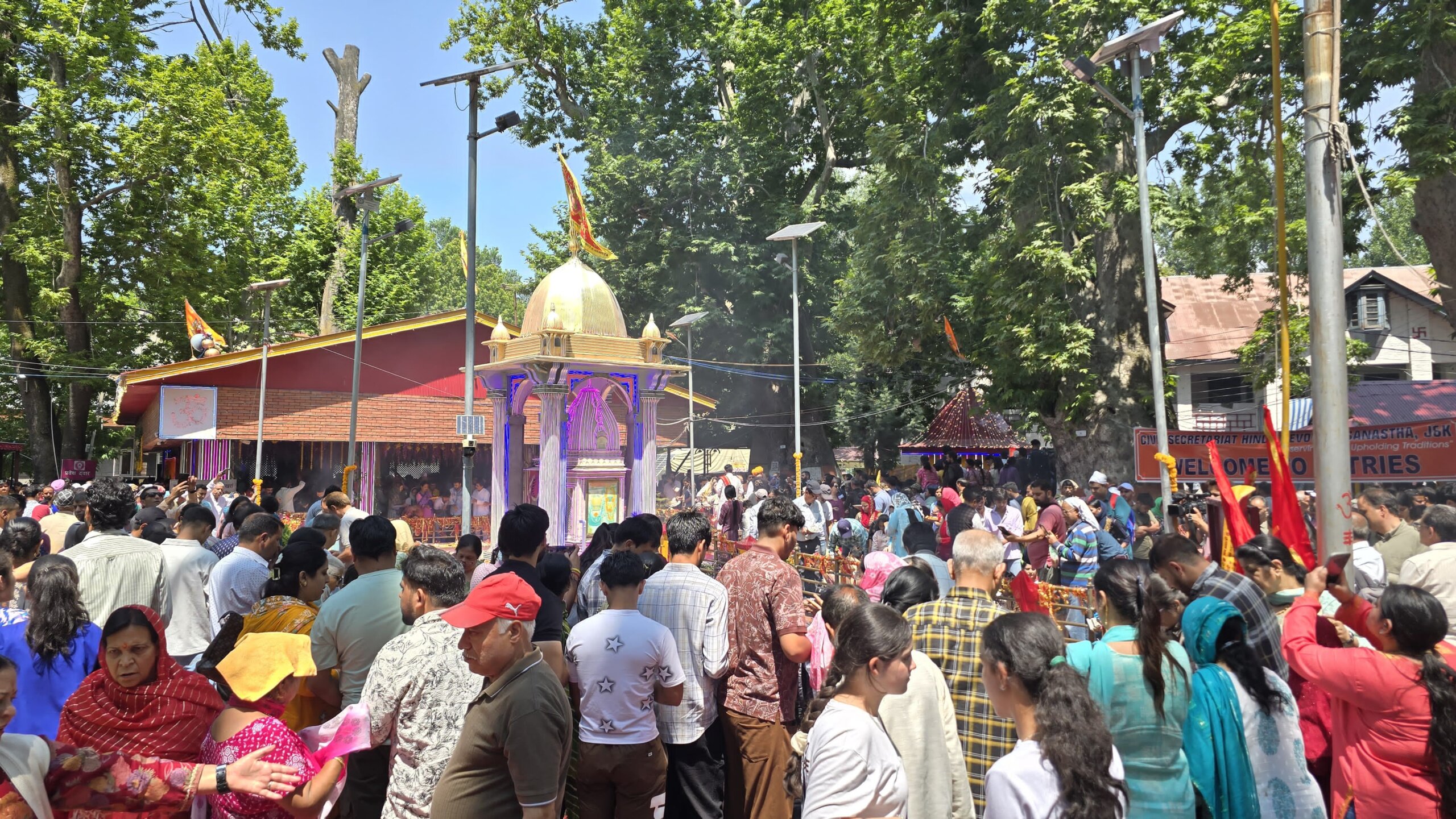 Kashmiriyat Triumphs at Kheer Bhawani: Tulmulla Temple Witnesses a Grand Confluence of Faith, Harmony and Shared Heritage