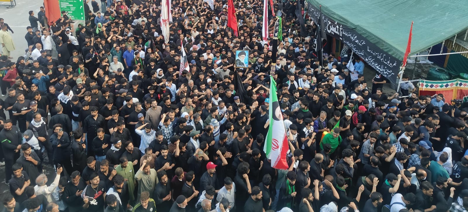Sea of mourners floods streets as 8th Muharram procession begins in Sgr