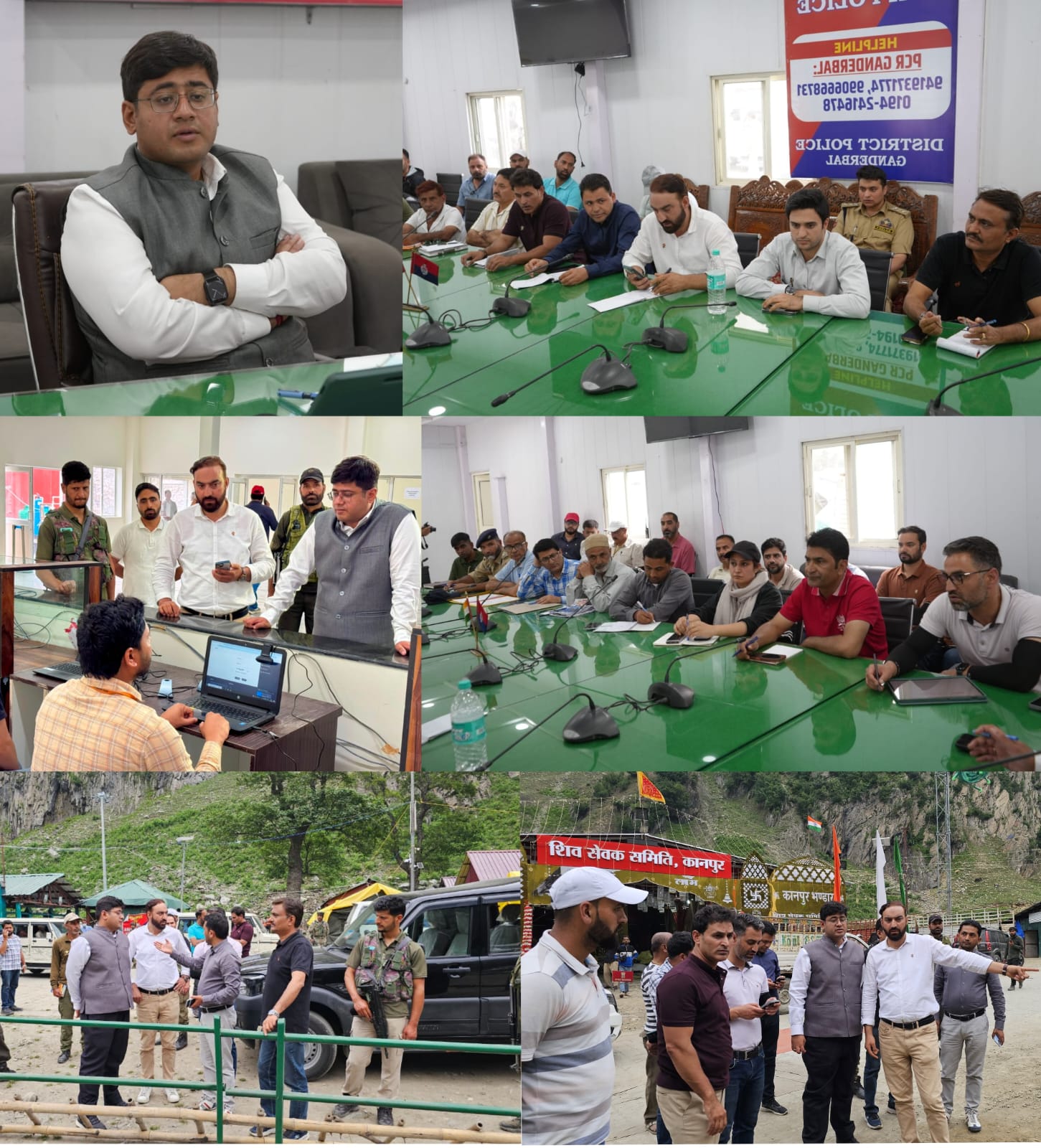 DC Ganderbal reviews Shri Amarnath Ji Yatra-2026 arrangements at Baltal, issues directions for seamless coordination