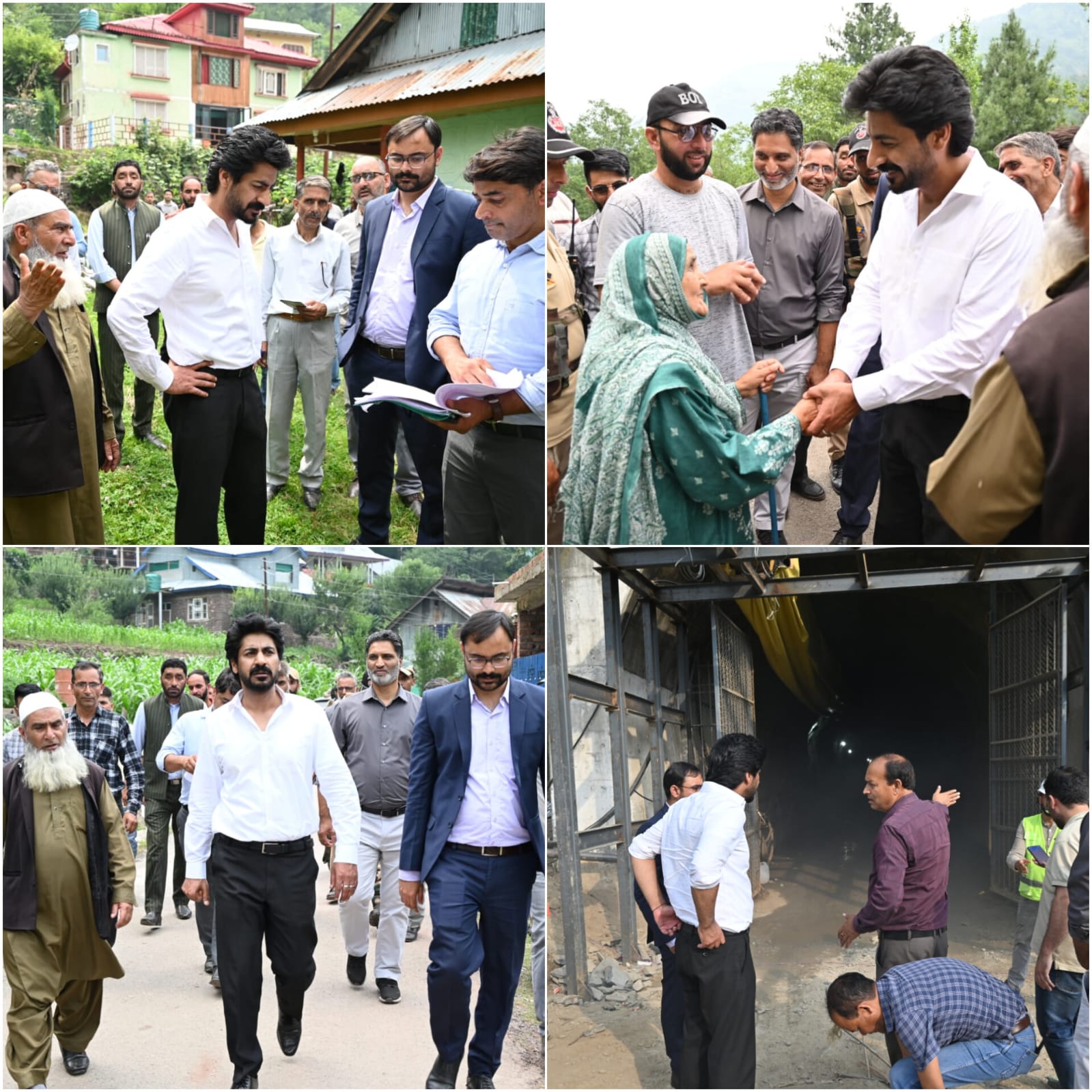 DC Baramulla visits Uri Border Villages, reviews progress under Vibrant Villages Programme