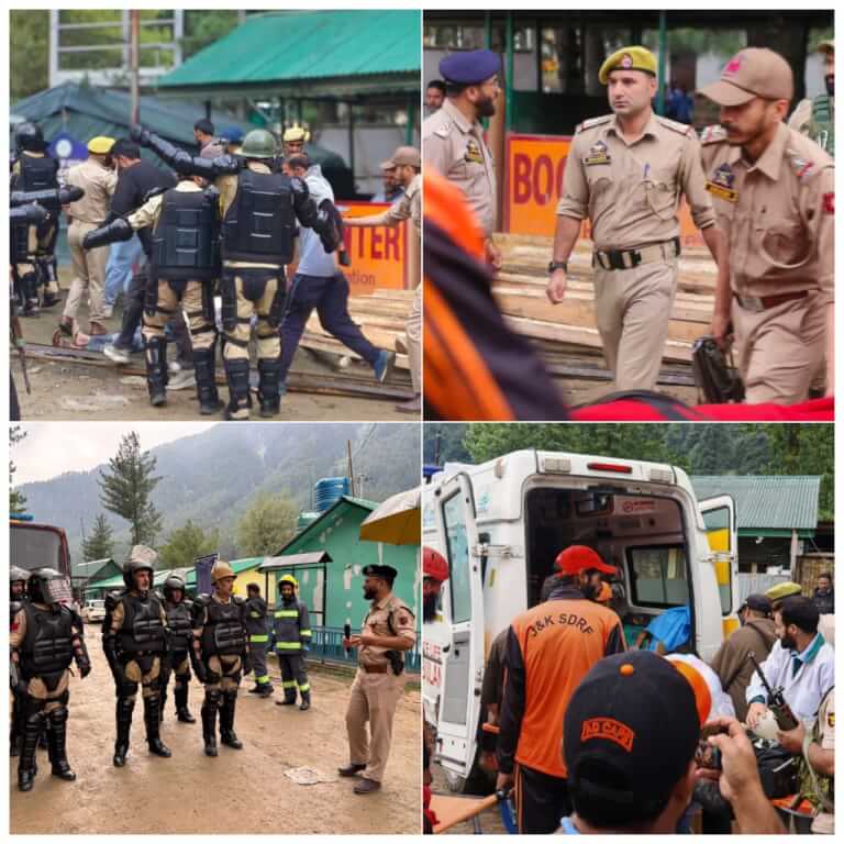 Home 5 J&K Police conducts mock drill at Nunwan Base Camp ahead of Shri Amarnath Ji Yatra 2026