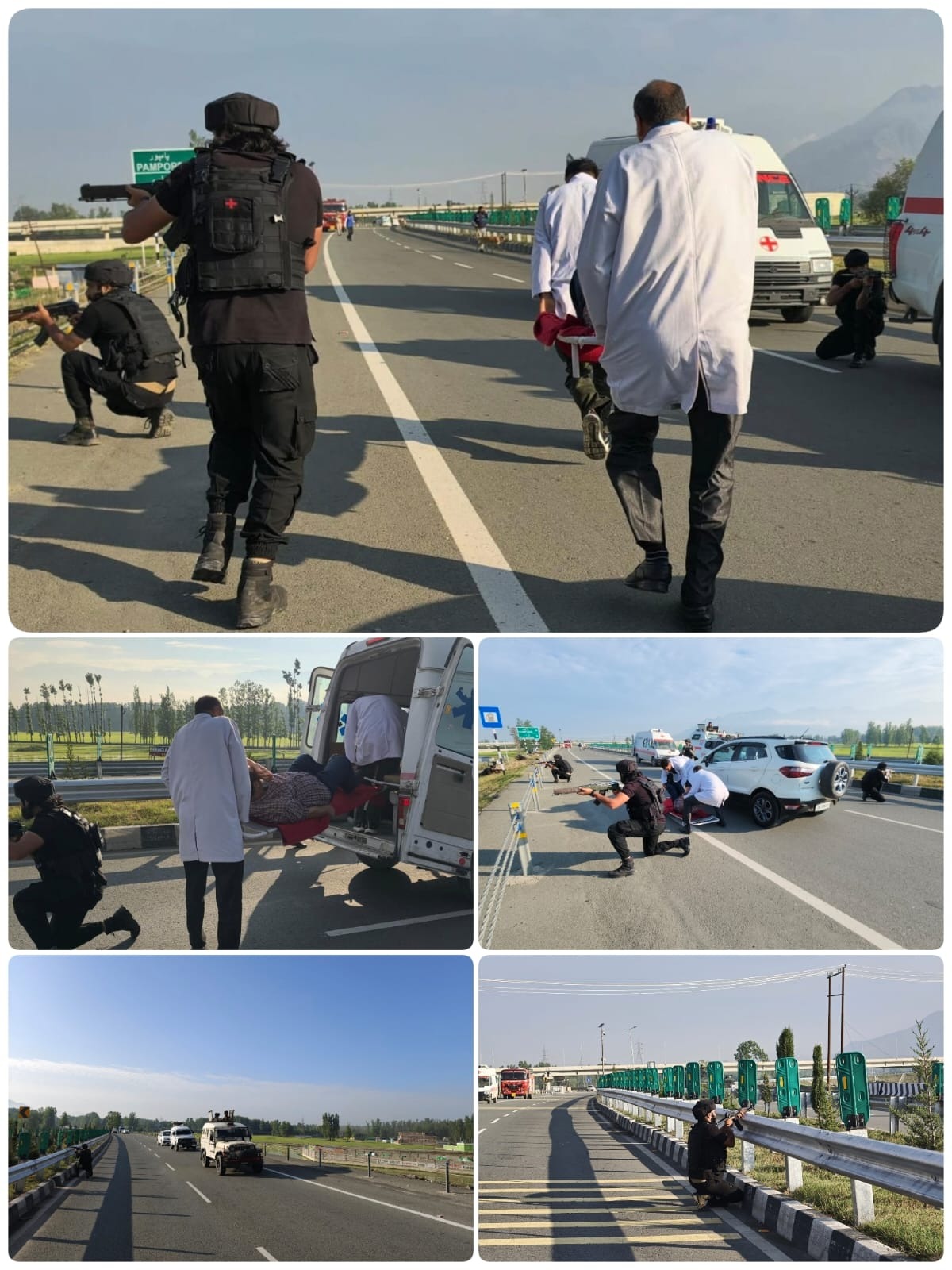 Police Conducts Comprehensive Mock Drills to Strengthen Yatra Security Measures in Pulwama