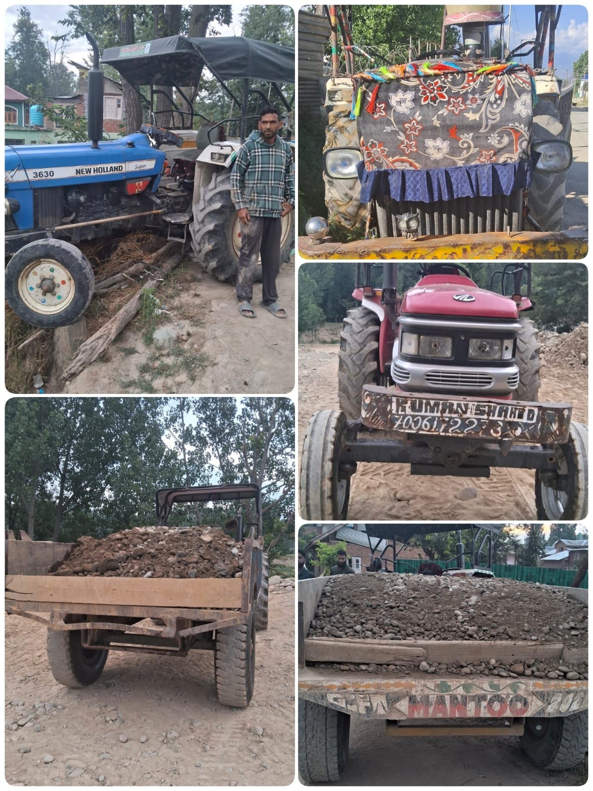 J&K Police intensifies drive against illegal mining in Pulwama; 05 vehicles seized