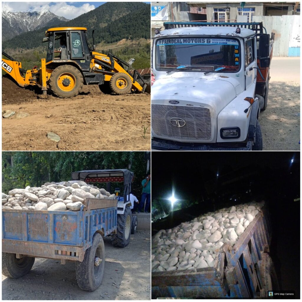 Police seizes 4 vehicles in ganderbal
