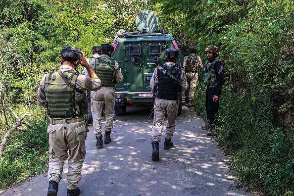 AK-47, hand grenades, UBGL recovered during CASO in Sopore