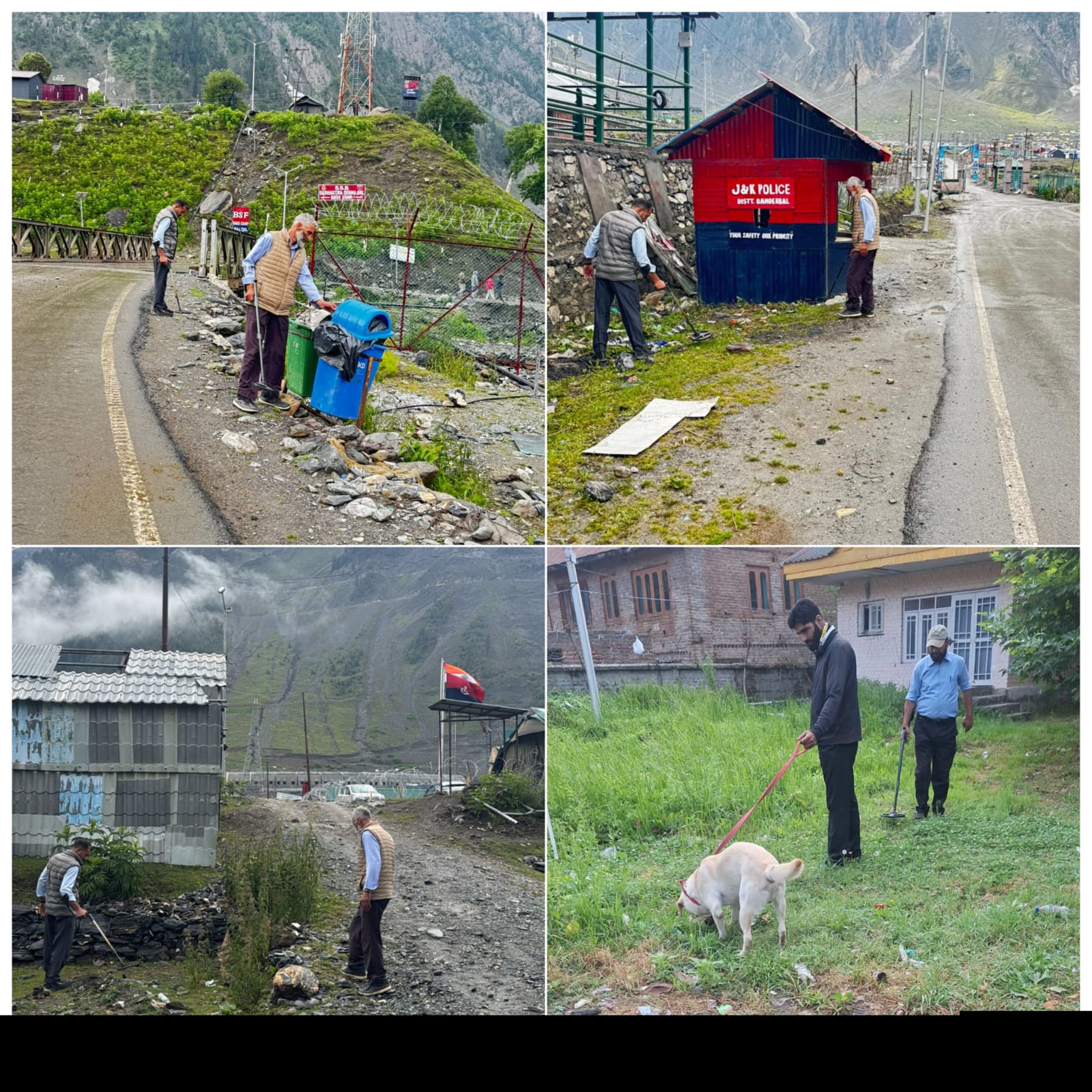 J&K police conducts Advance Security Tasking (AST) on Ganderbal–Baltal & Kheer Bhawani Axis ahead of Sanjy-2026 and annual Kheer Bhawani mela-2026