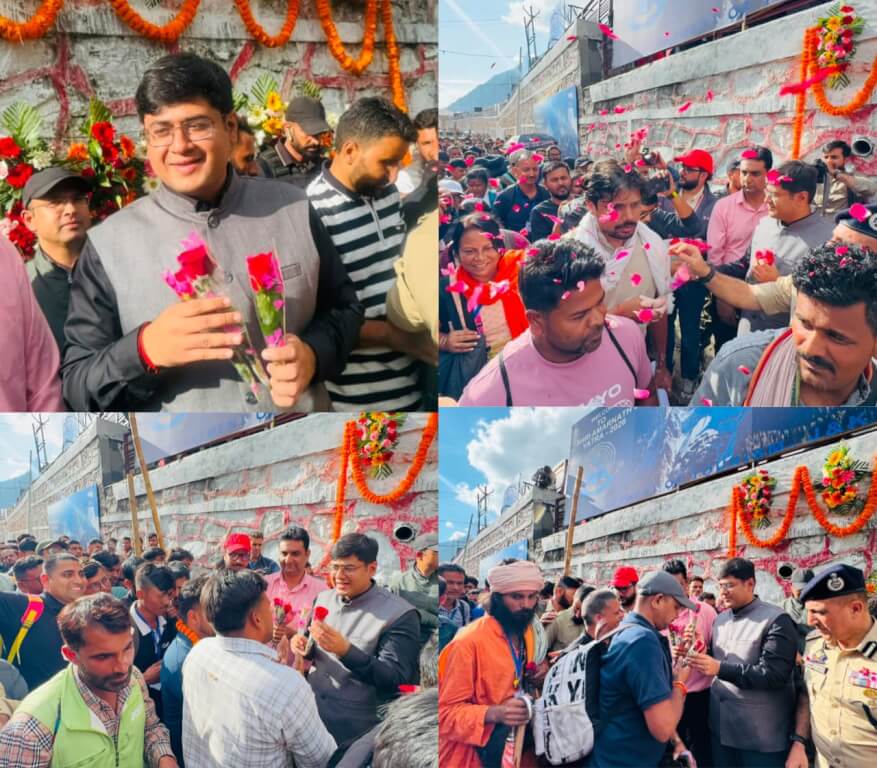 First batch of Shri Amarnath Ji Yatra-2026 pilgrims receives warm welcome at Baltal Base Camp