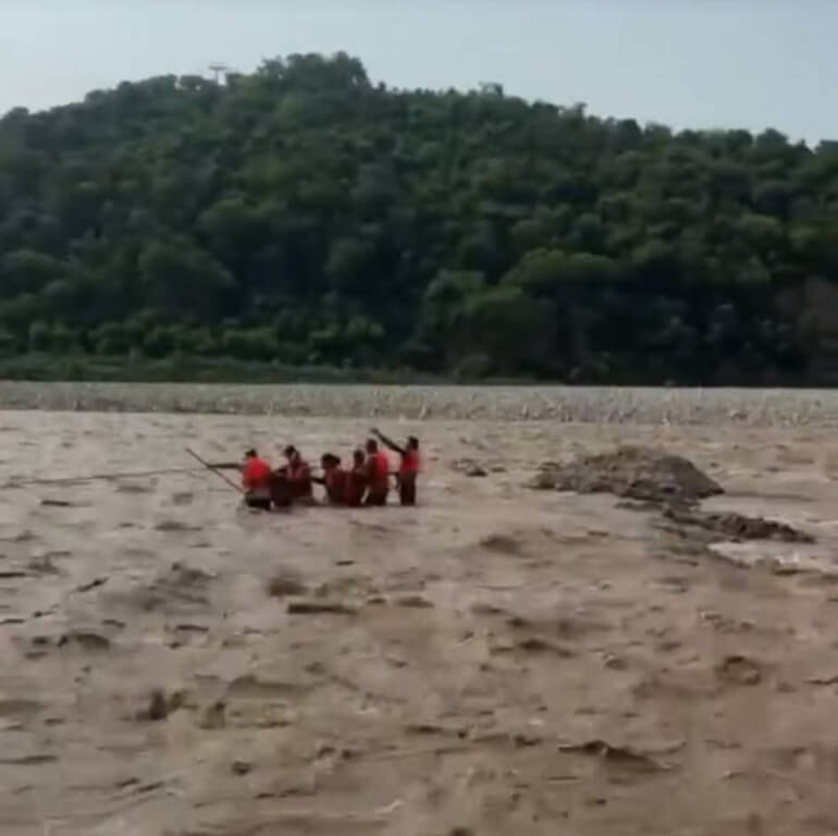 4 Children Rescued from River Tawi In Jammu