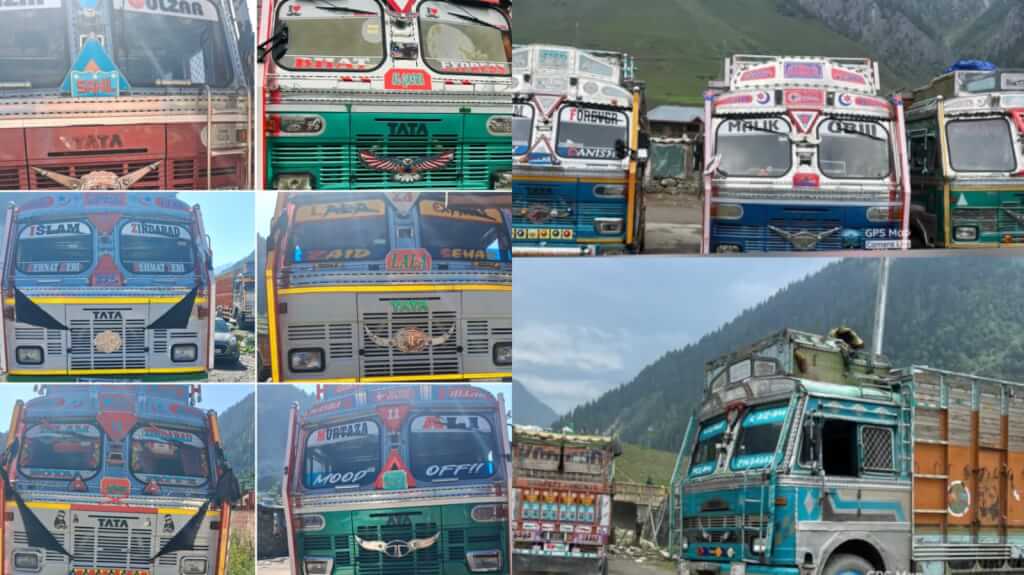 Ganderbal Police Cracks Down on Illegal Mining, 11 Trucks Carrying Illegally Extracted Sand Penalised in Two Major Operations in Sonamarg 