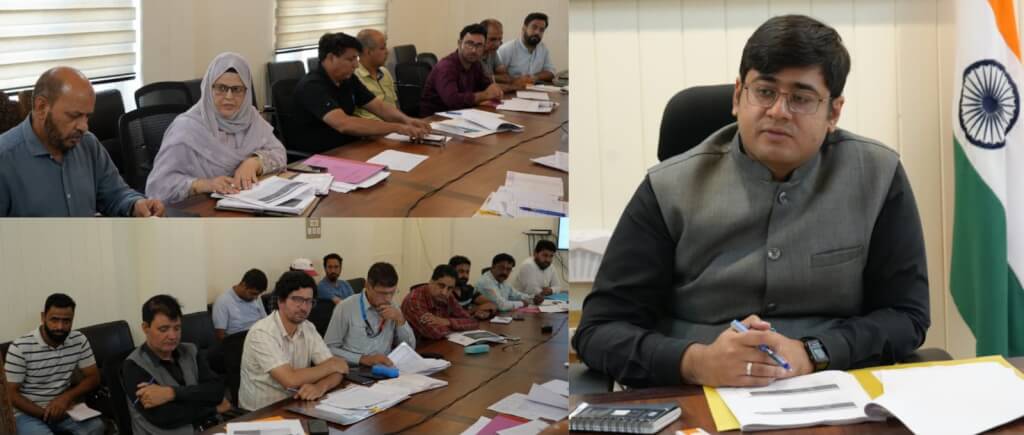 DC Ganderbal reviews Implementation of HADP, JKCIP Also chairs DLC meeting, approves 162 cases