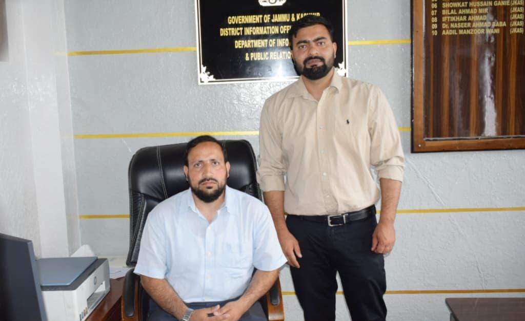 Mohammad Owais Gurkoo assumes charge as DIO Bandipora