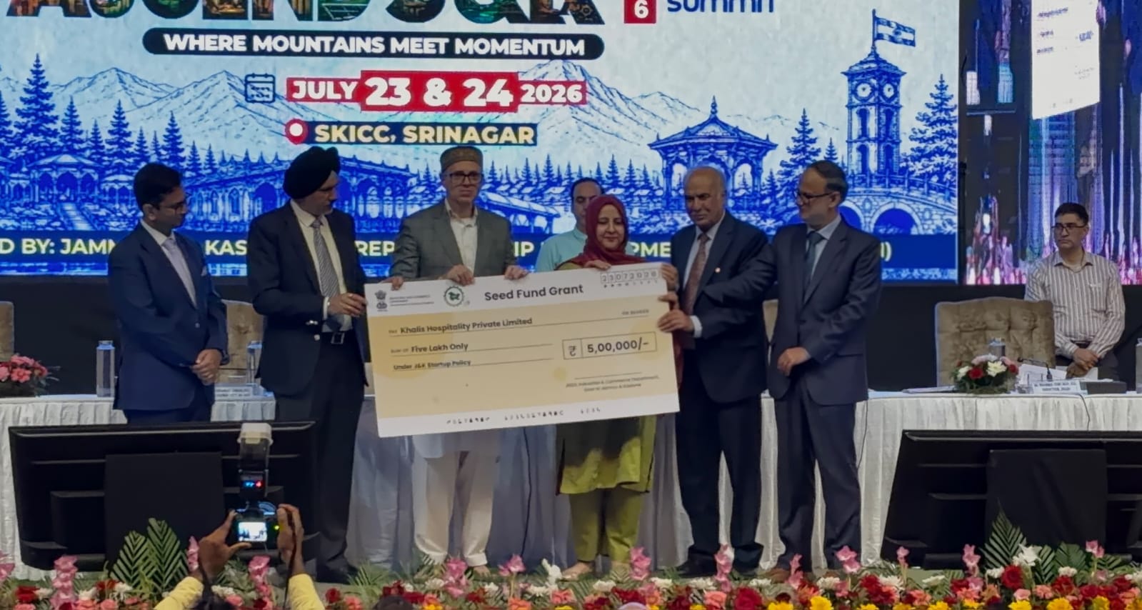 Never be afraid to fail, be afraid of not trying: CM Omar to J&K startups