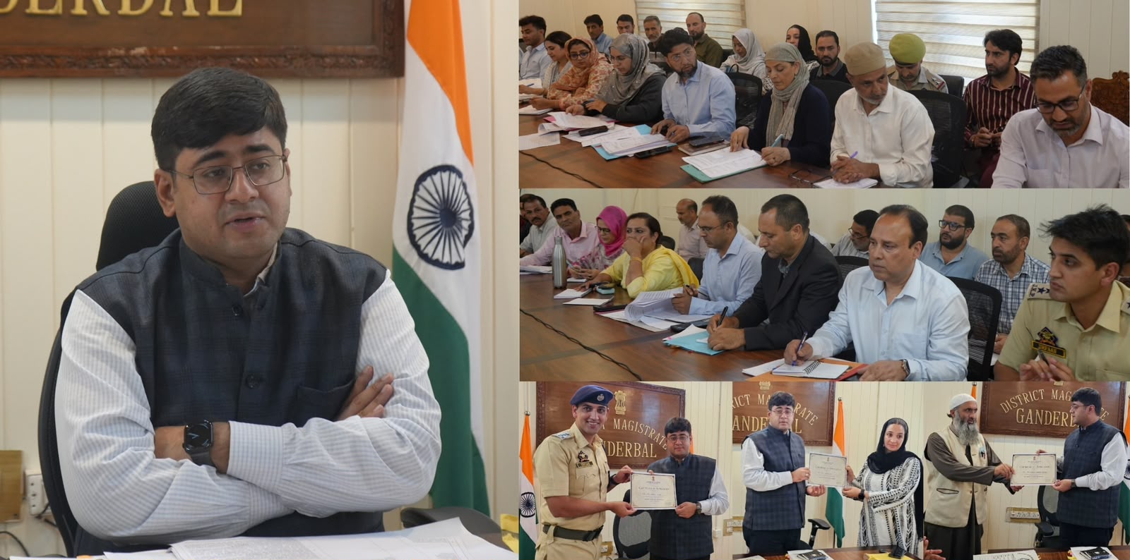 DC Ganderbal Chairs District Level NCORD Committee Meeting